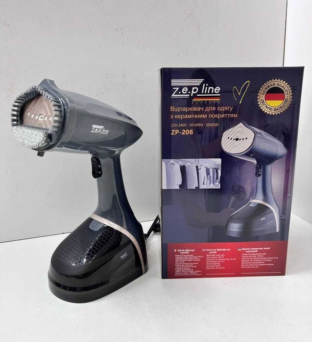 Потужний відпарювач для одягу Zepline ZP-206 з керамічний 3000вт