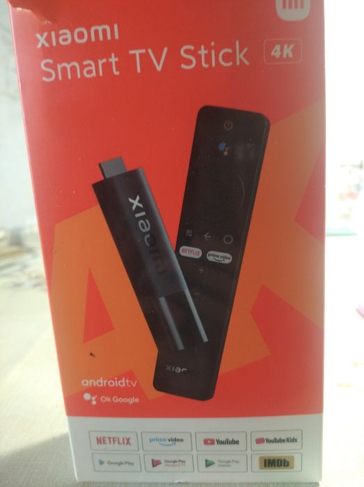 Смарт приставка стик Xiaomi Smart TV  Stick 4k MDZ -27-EU