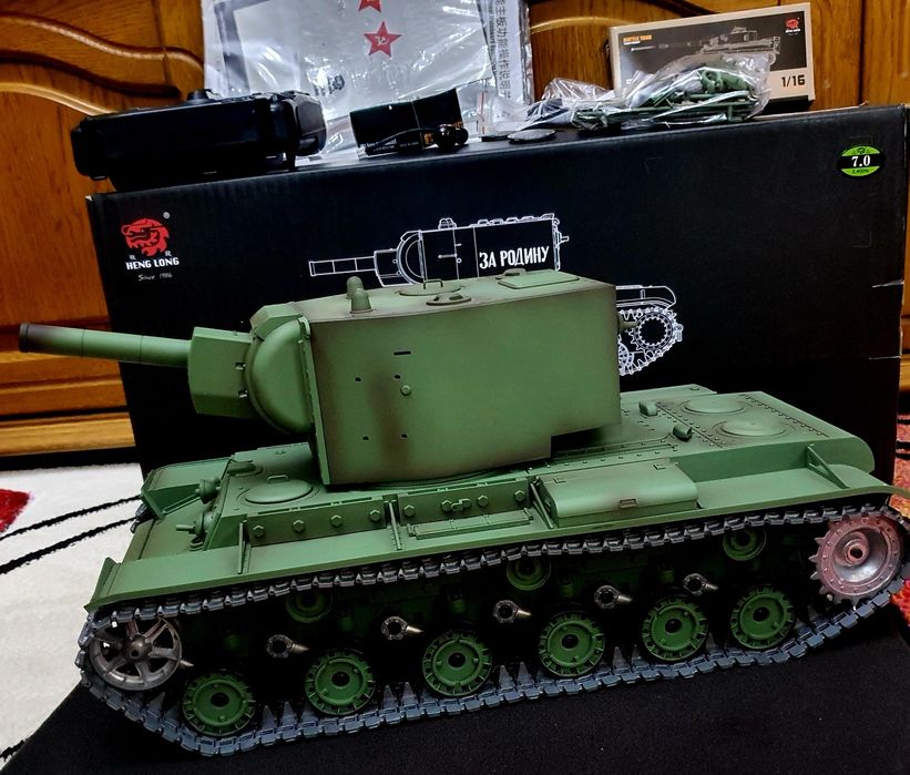 Heng long czołg KV2 wersia Pro metalowe elementy