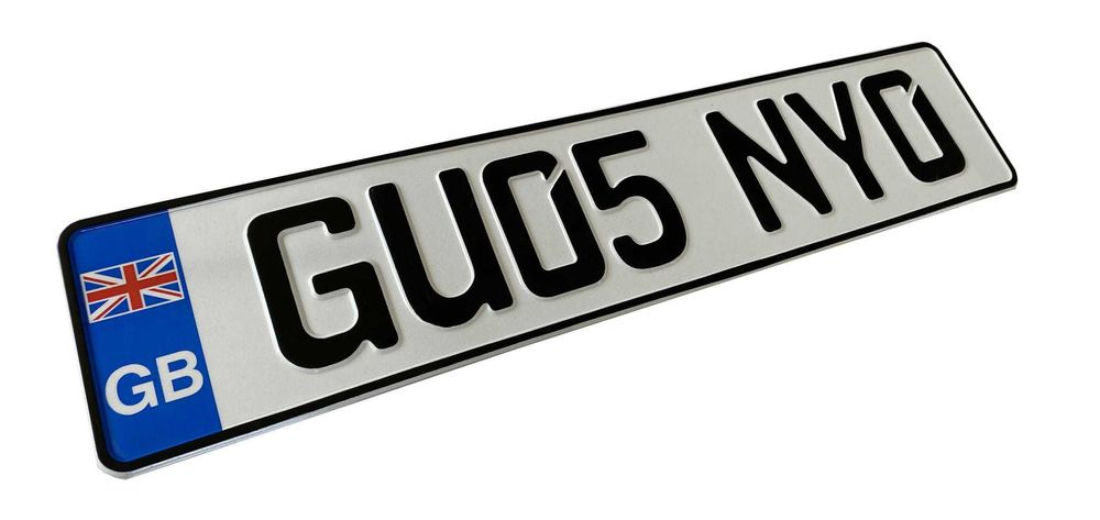 Tablica rejestracyjna ANGLIA | Z flagą