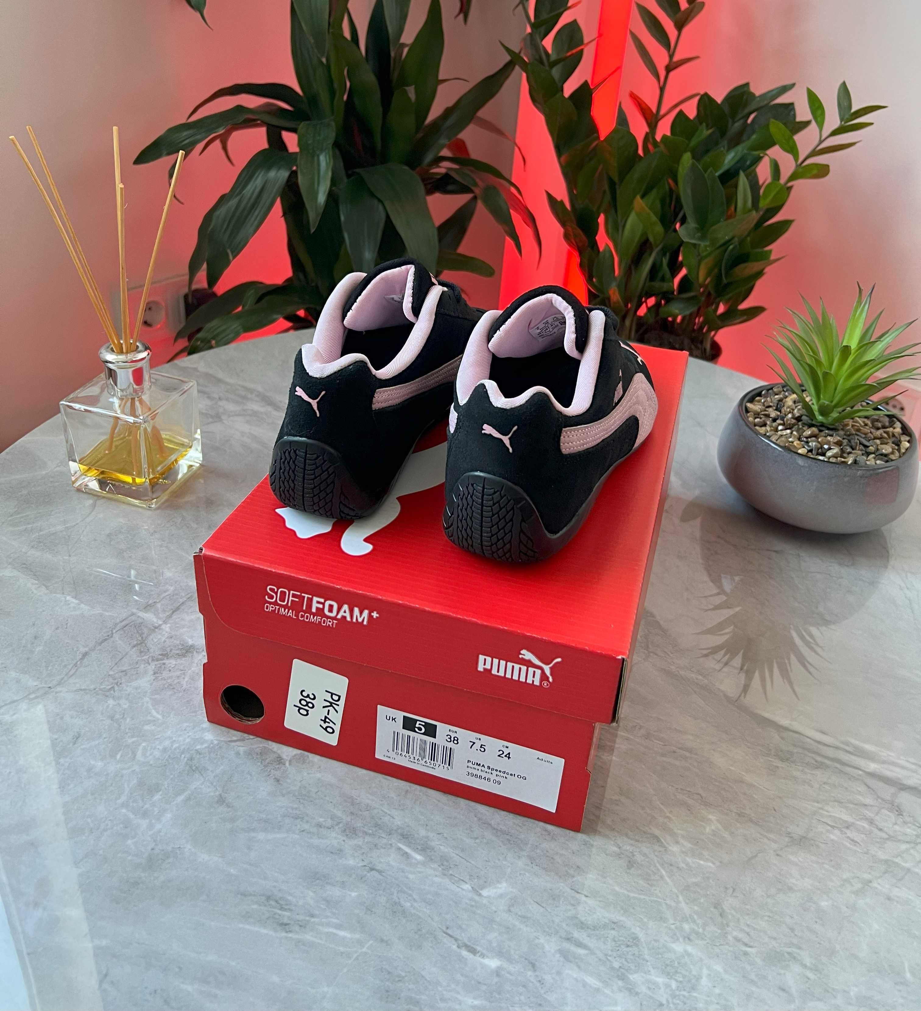 !PREMIUM! Puma Speedcat OG Black Pink 36 37 38 39 40 41 | пума спідкат