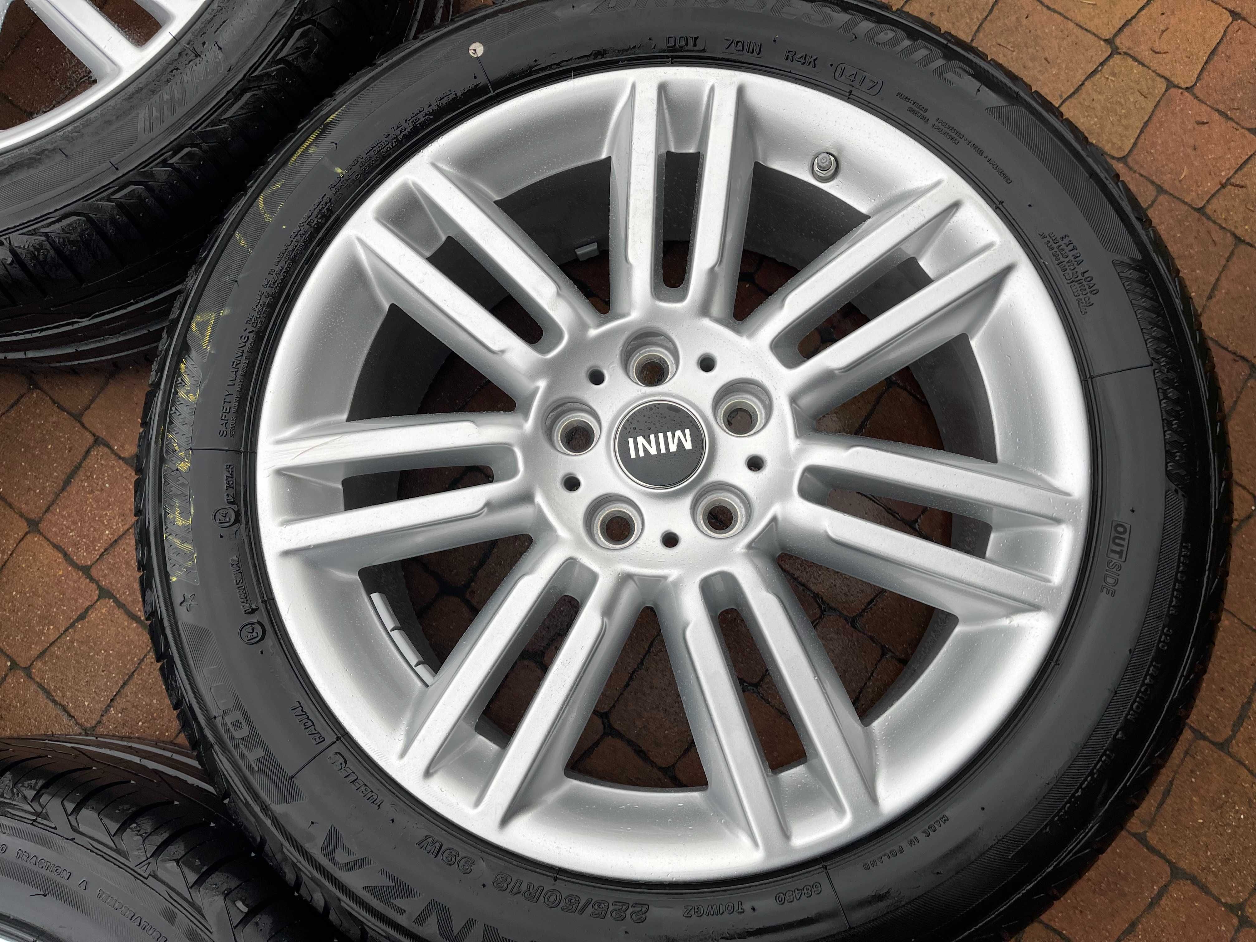 3596. Alufelgi 18" Mini Clubman BMW oryginał 7.5J ET51 5x112 jak nowe