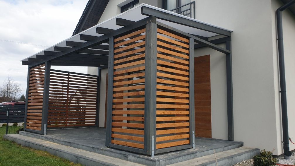 Pergola wiata zadaszenie tarasu tarasy pergole z bsh