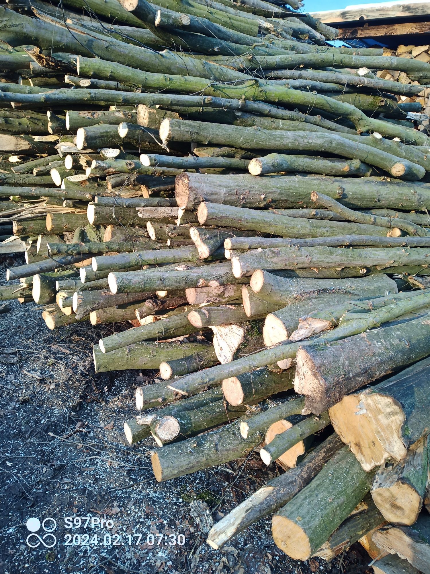 Drewno opałowe gałęziówka