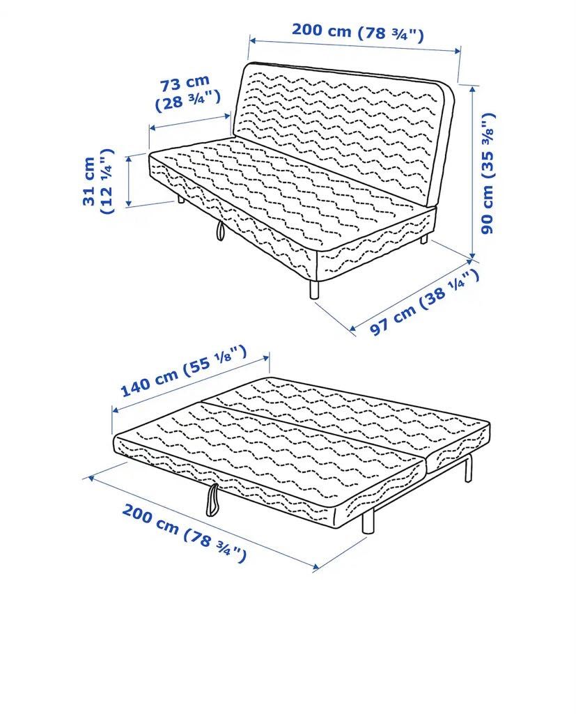 Łóżko/sofa IKEA NYHAMN