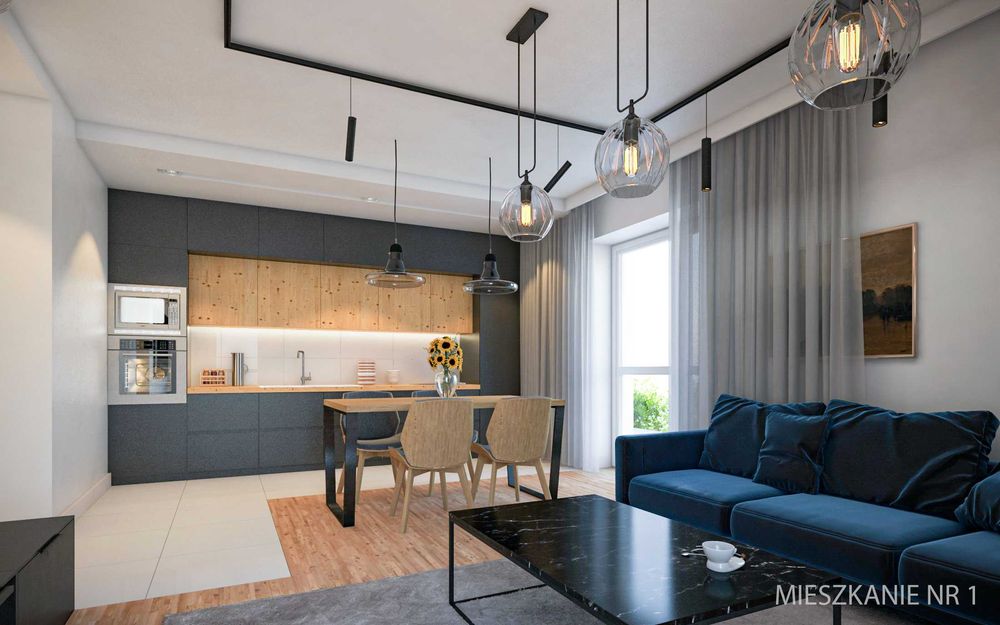 Przytulne, Wykończone Mieszkanie - 2 pokoje, 49,84 m² + taras 24,71 m²