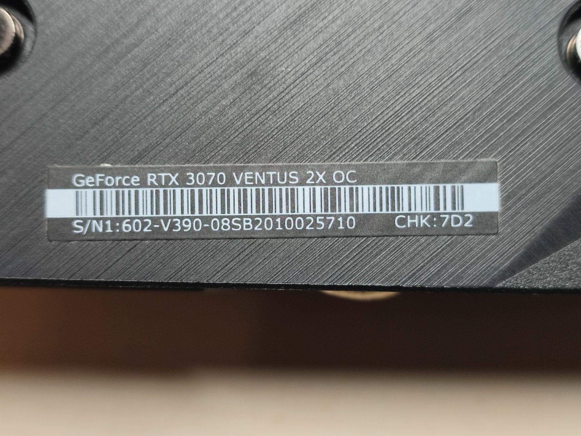 Відеокарта MSI GeForce RTX 3070 VENTUS 2X OC