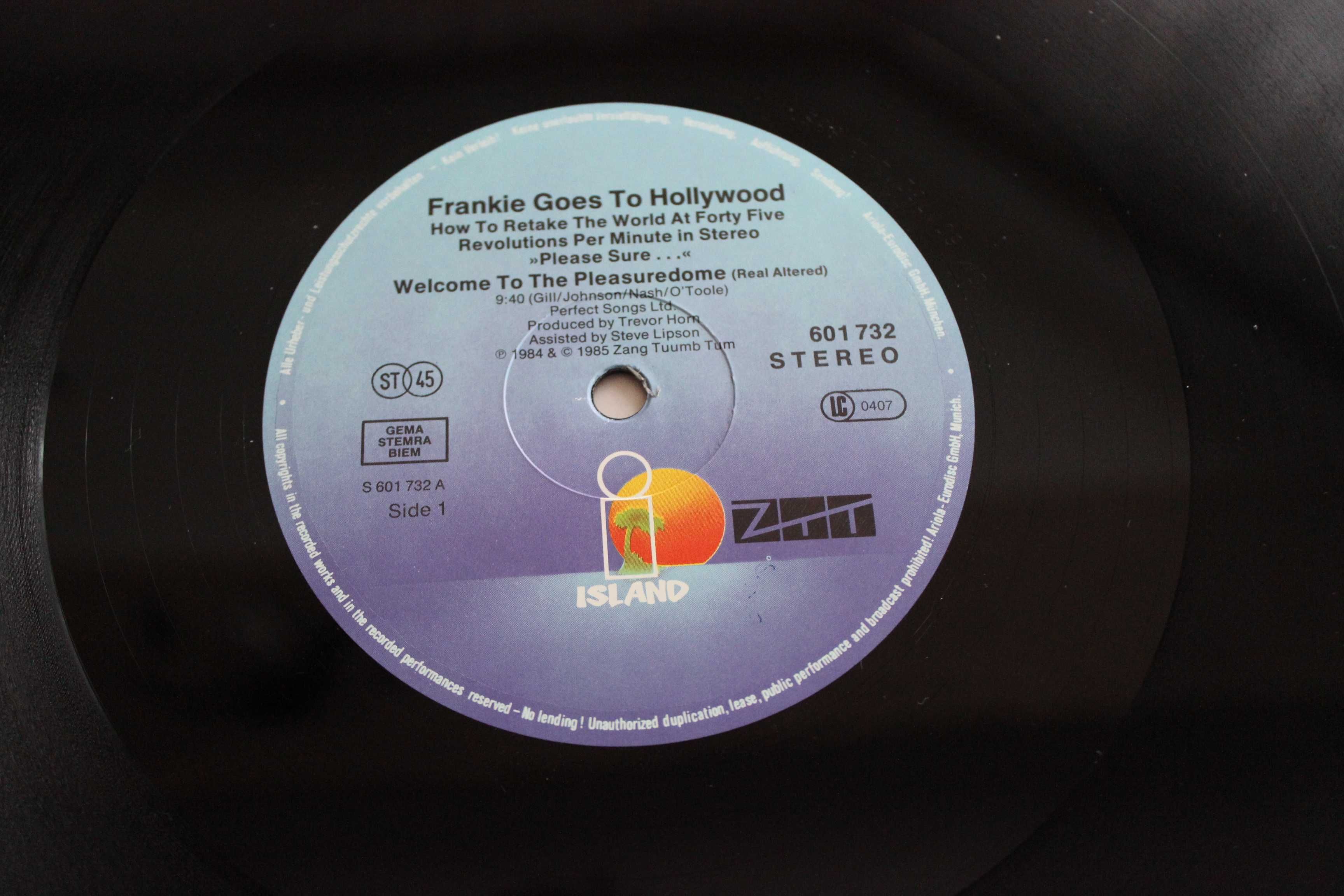 Frankie Goes To Hollywood – Welcome To The Pleasuredome /12" single NM