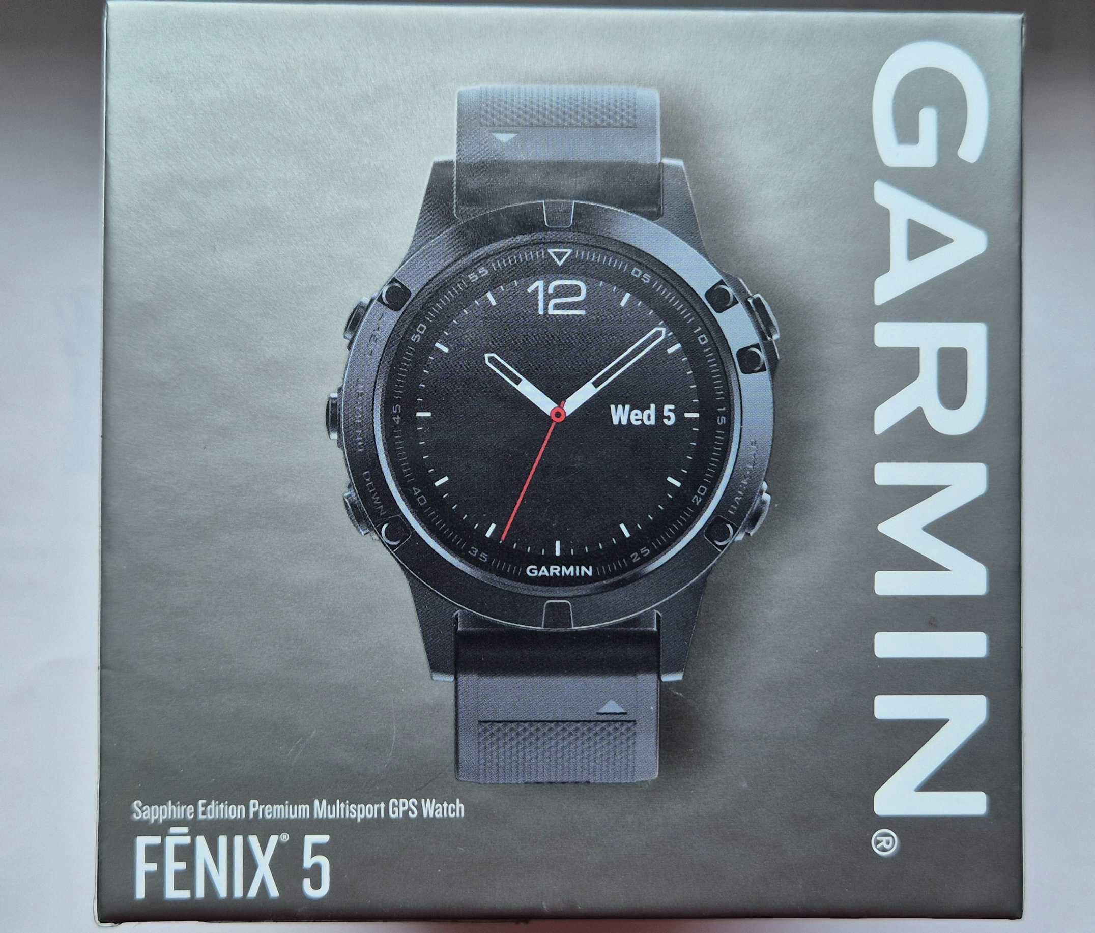 Garmin Fenix5 Premium Multisport GPS Watch Sapphire Edition