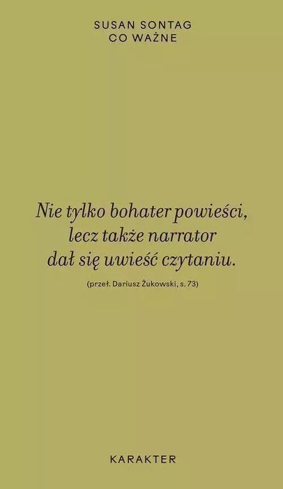 Co ważne. Karakter