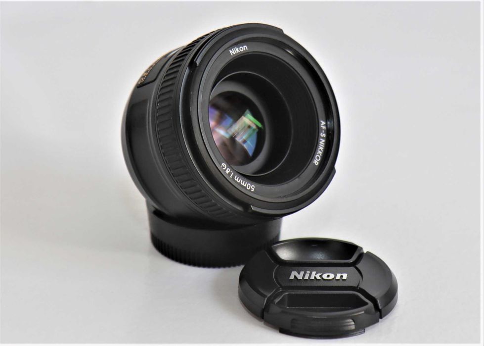 Lente Nikon 50mm f\1.8 G objetiva em excelente estado