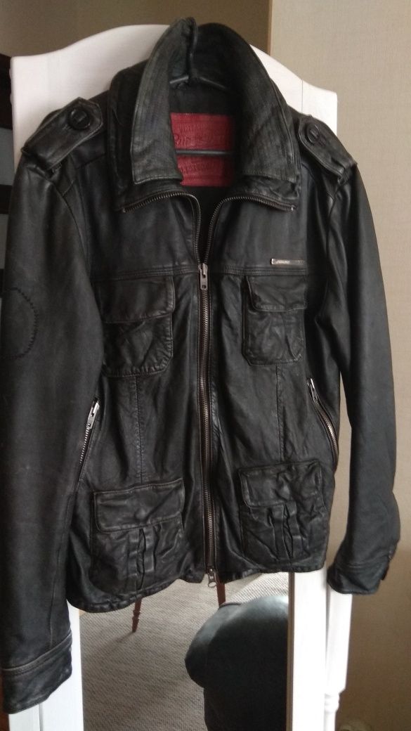 Кожаная куртка, пилот, бомбер, косуха. SuperDry