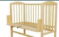Dostawka drewniana, łóżeczko dla noworodka