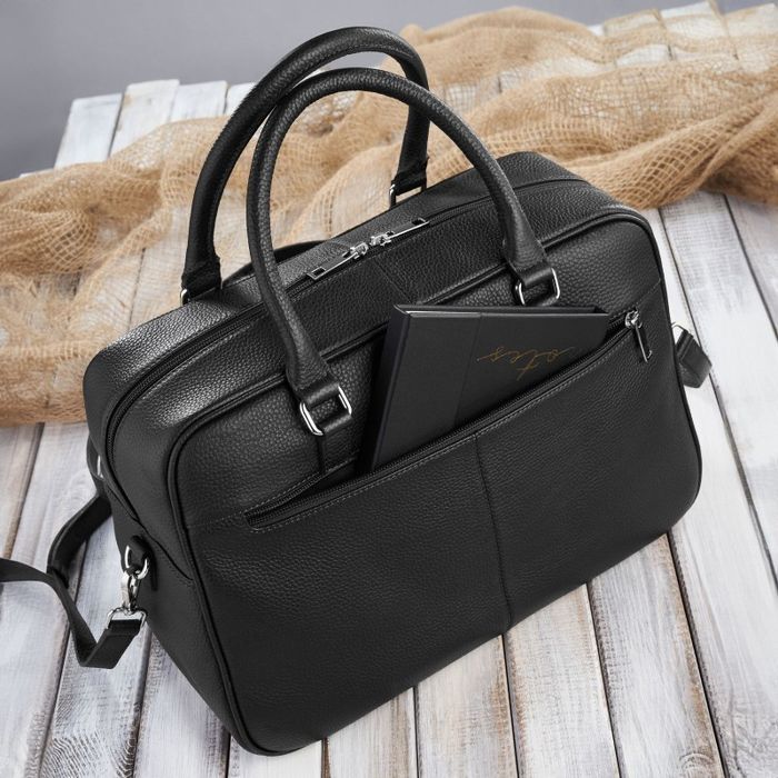 torebka damska duża skórzana czarna paolo peruzzi in-60-bl