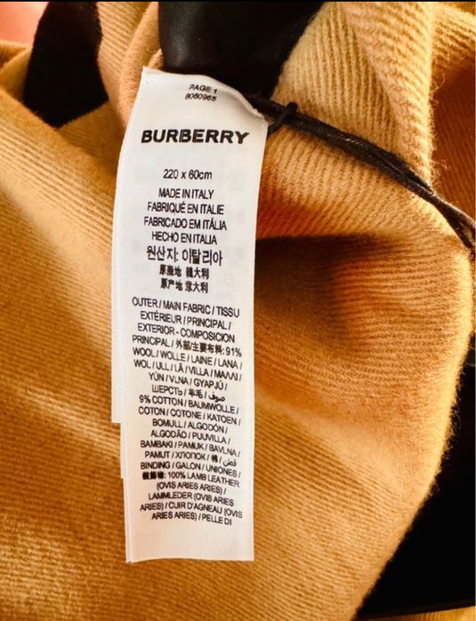 Burberry - ponczo