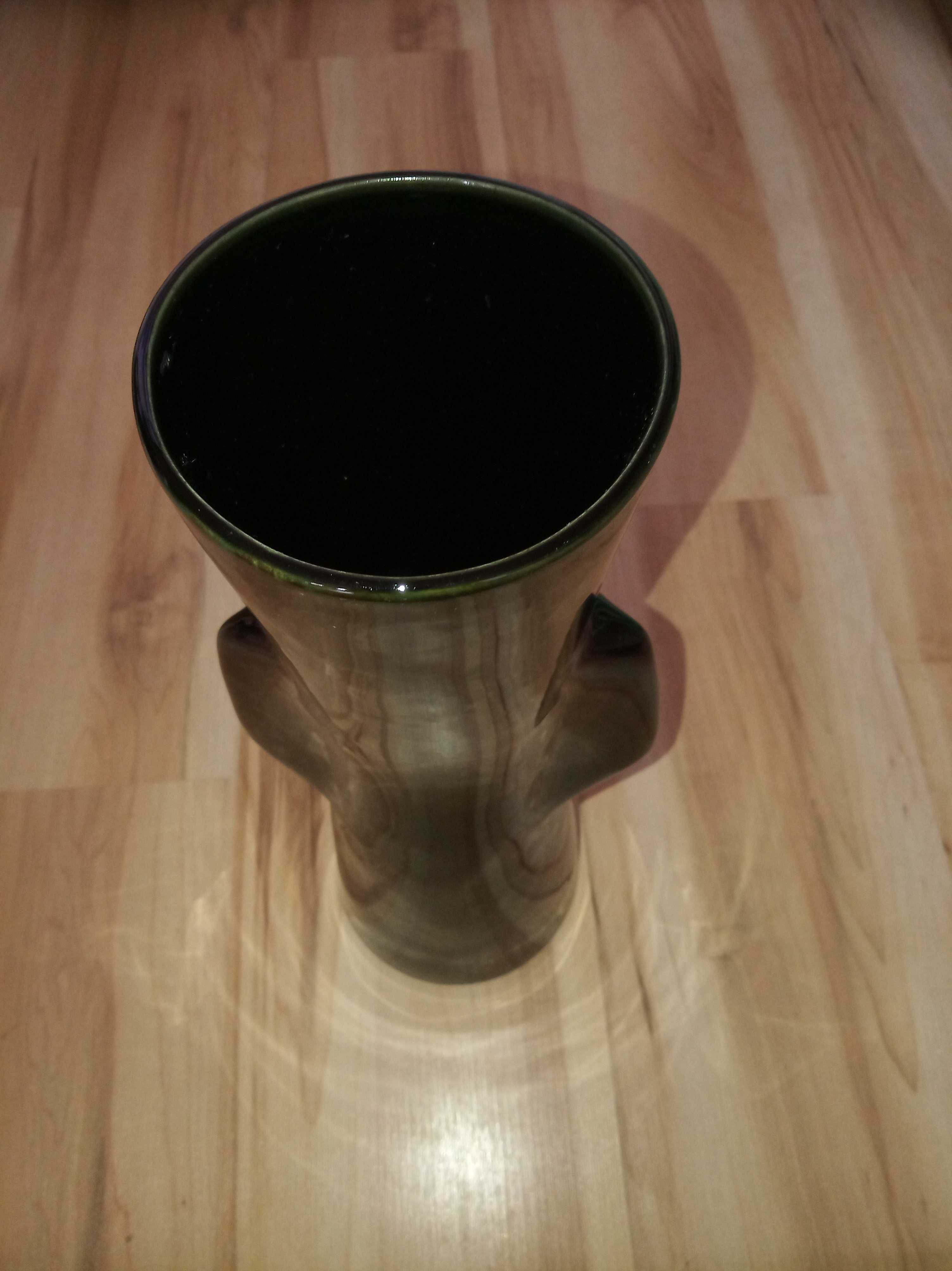 wazon czarny wysoki 40 cm