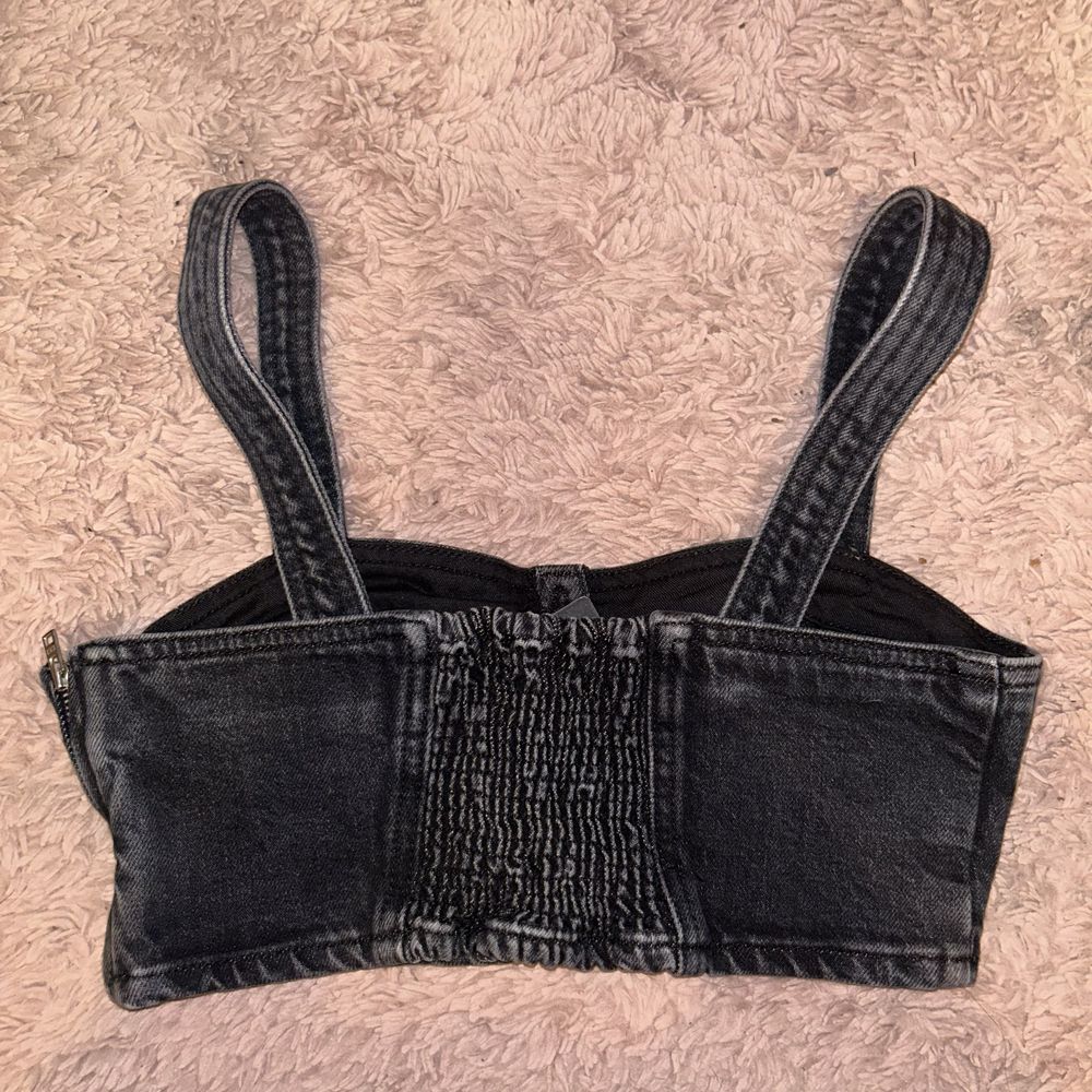 Jeansowy crop top Tommy Hilfiger