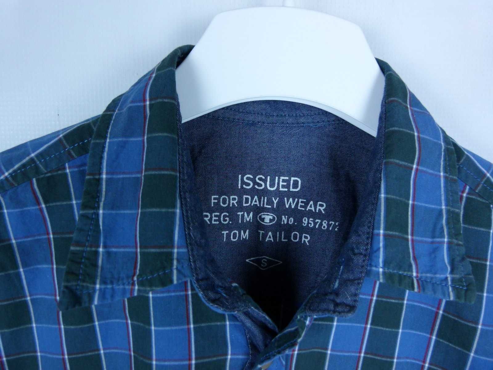 Tom Tailor koszula kratka bawełna / S