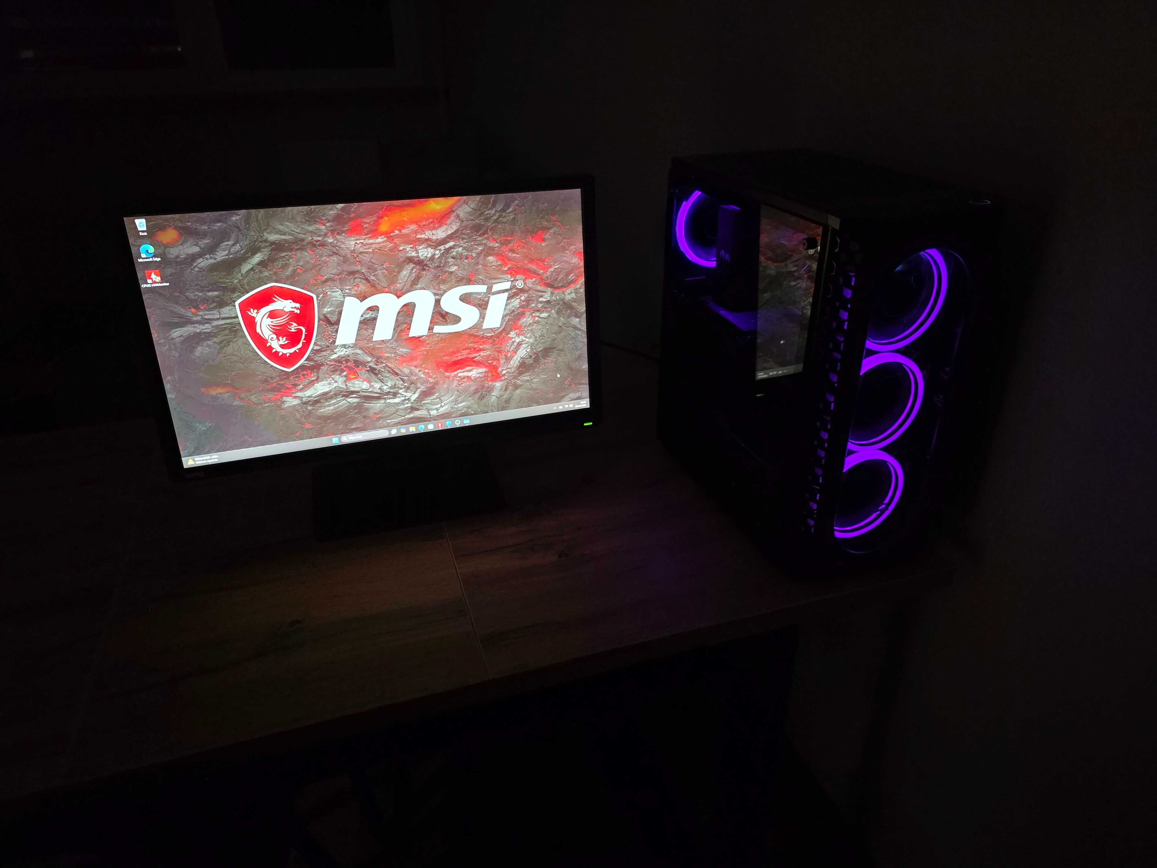 Komputer gamingowy+monitor 144Hz/RTX 4060/Ryzen 5 5600/32GB/1TB/WIN11