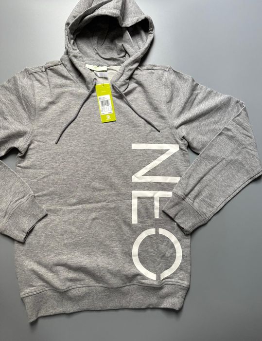 Nowa bluza z kapturem ADIDAS NEO szara S