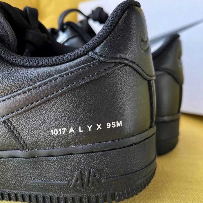 (БЕЗ ПЕРЕДОПЛАТИ)Nike Air Force 1 x Alyx найк аір аер форс алікс чорні