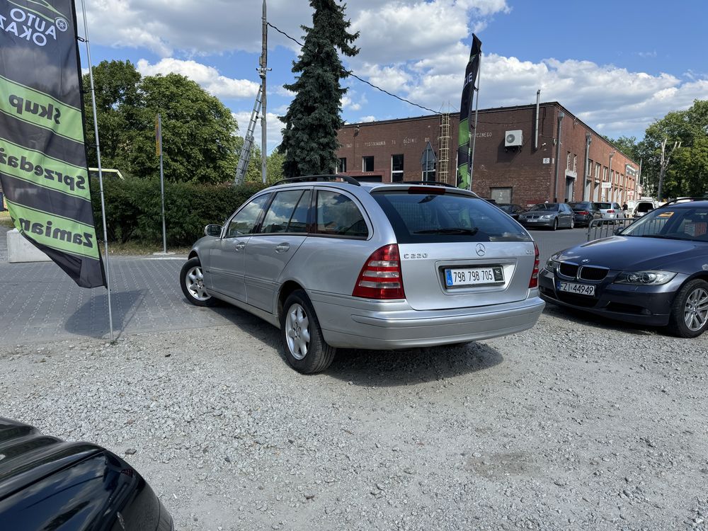 Mercedes C220/2.2d//klima// ważne opłaty// alu// elektryka//zamiana