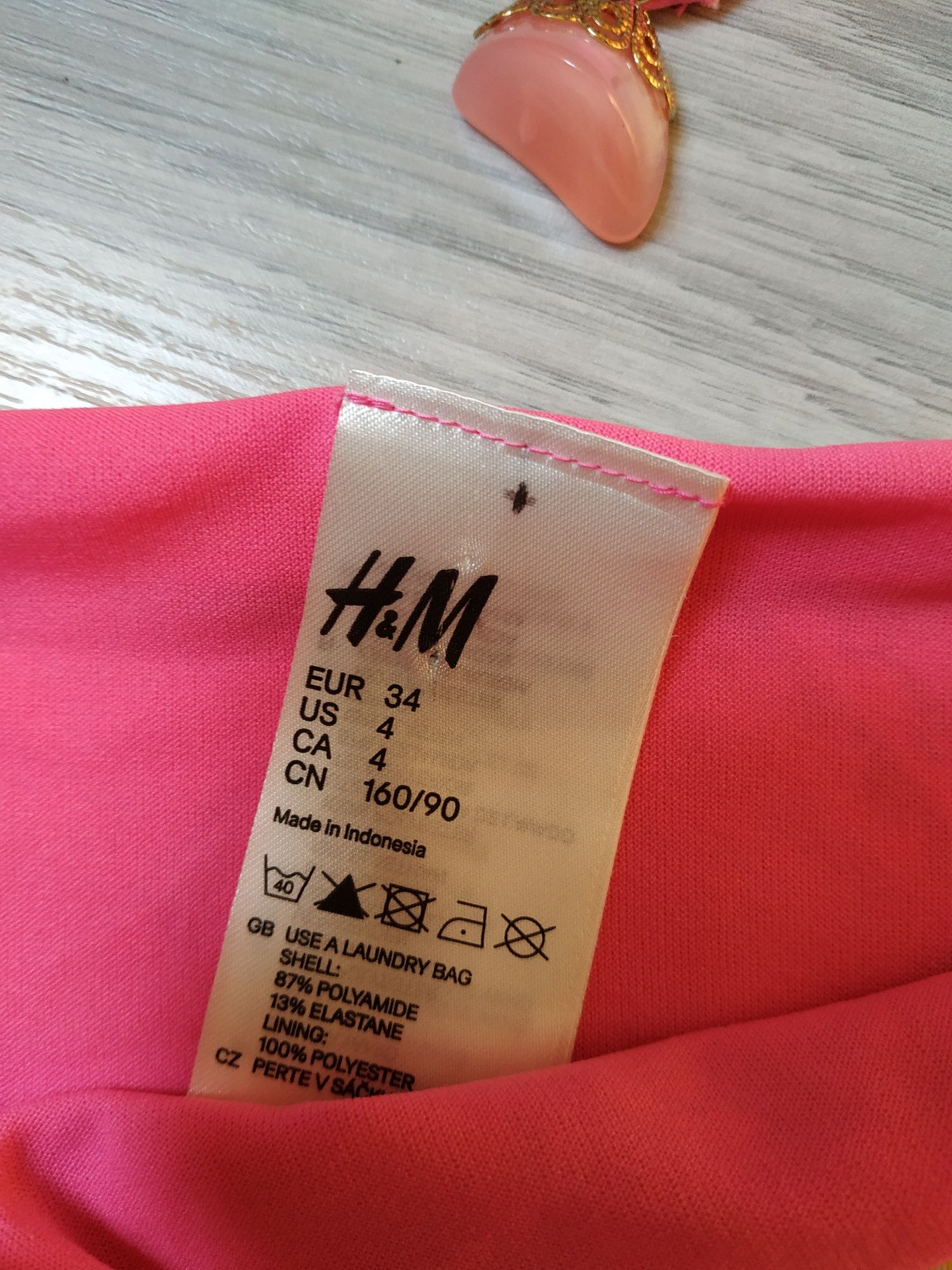 H&M strój kąpielowy damski kostium plażowy dziewczęcy bikini XS-S, 164