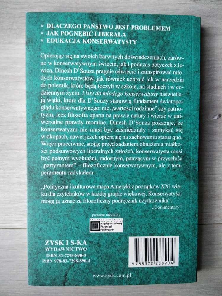 Listy do młodego konserwatysty – Dinesh D'Souza