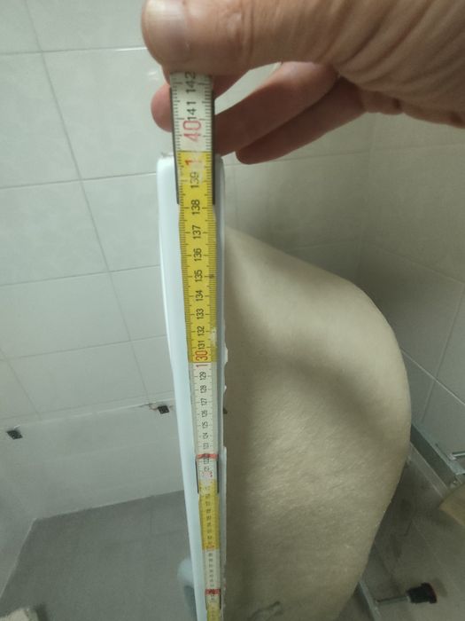 Wanna SANPLAST akrylowa z uchwytami, na stelażu 140x70 cm