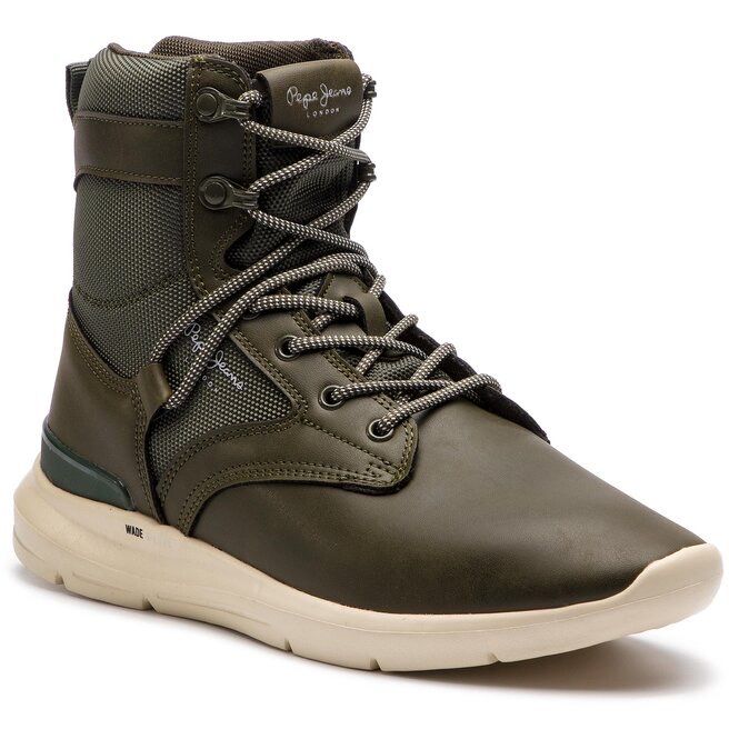 Pepe Jeans wade combat green 42 розмір, демісезон хайтопи