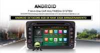 Android 8.1 Autoradio CD GPS Mercedes BENZ C200 W203 CLK W209 Viano Vi