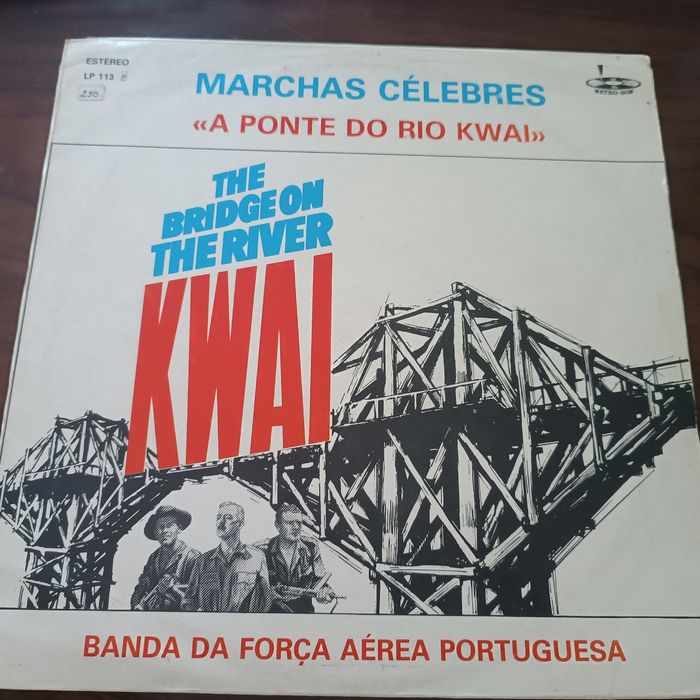 Vinil LP Marchas Célebres «A Ponte do Rio Kwai».