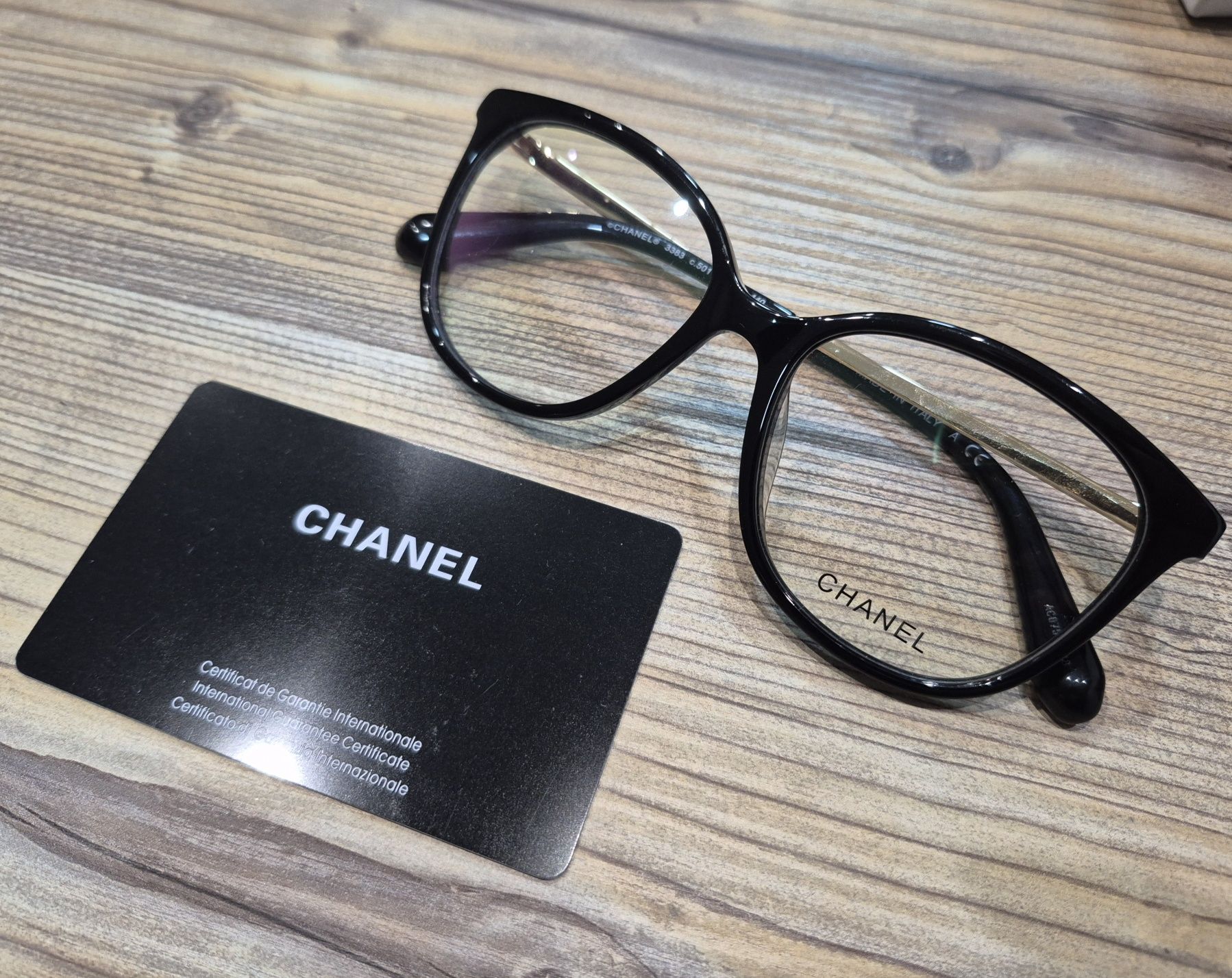 Шиковні жіночі чорні  оправи 3383 с501 від Chanel!
