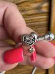 Оригінальний шарм Pandora Best Friend сріьло і позодота рожеве золото