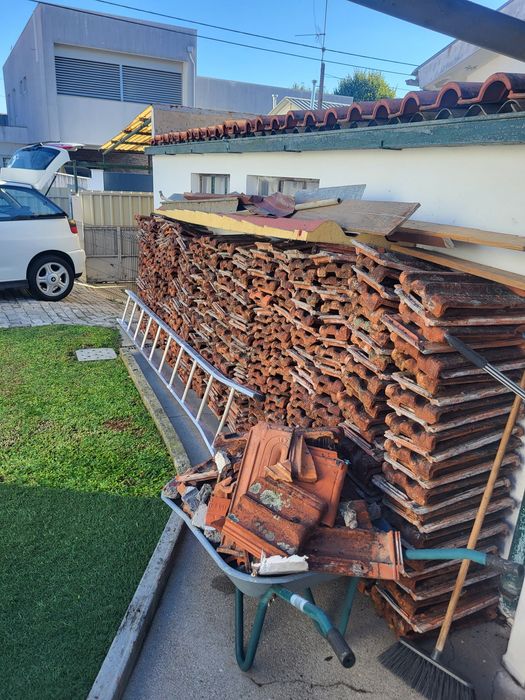 Telhas usadas em Braga