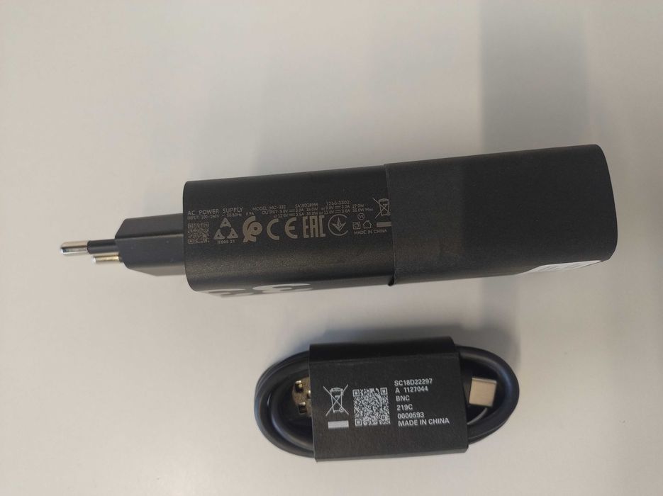 Ładowarka Motorola TurboPower 33W USB-A + Kabel USB-C | GWARANCJA