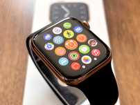 [JAK NOWY] Apple Watch 5 [GPS + LTE/eSIM 44mm] - Gold Steel [100%]