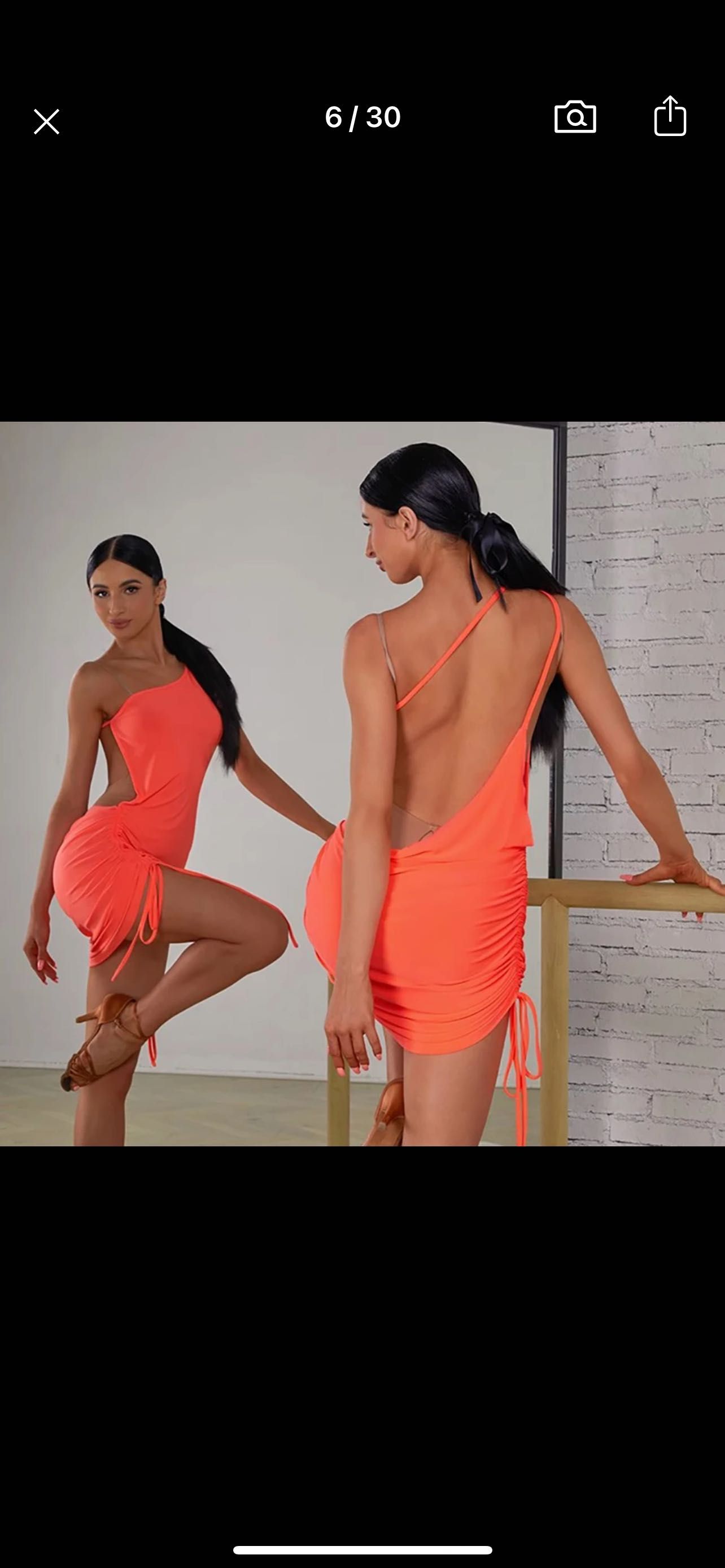 Сукня для латини від Zym Dance неон оранж