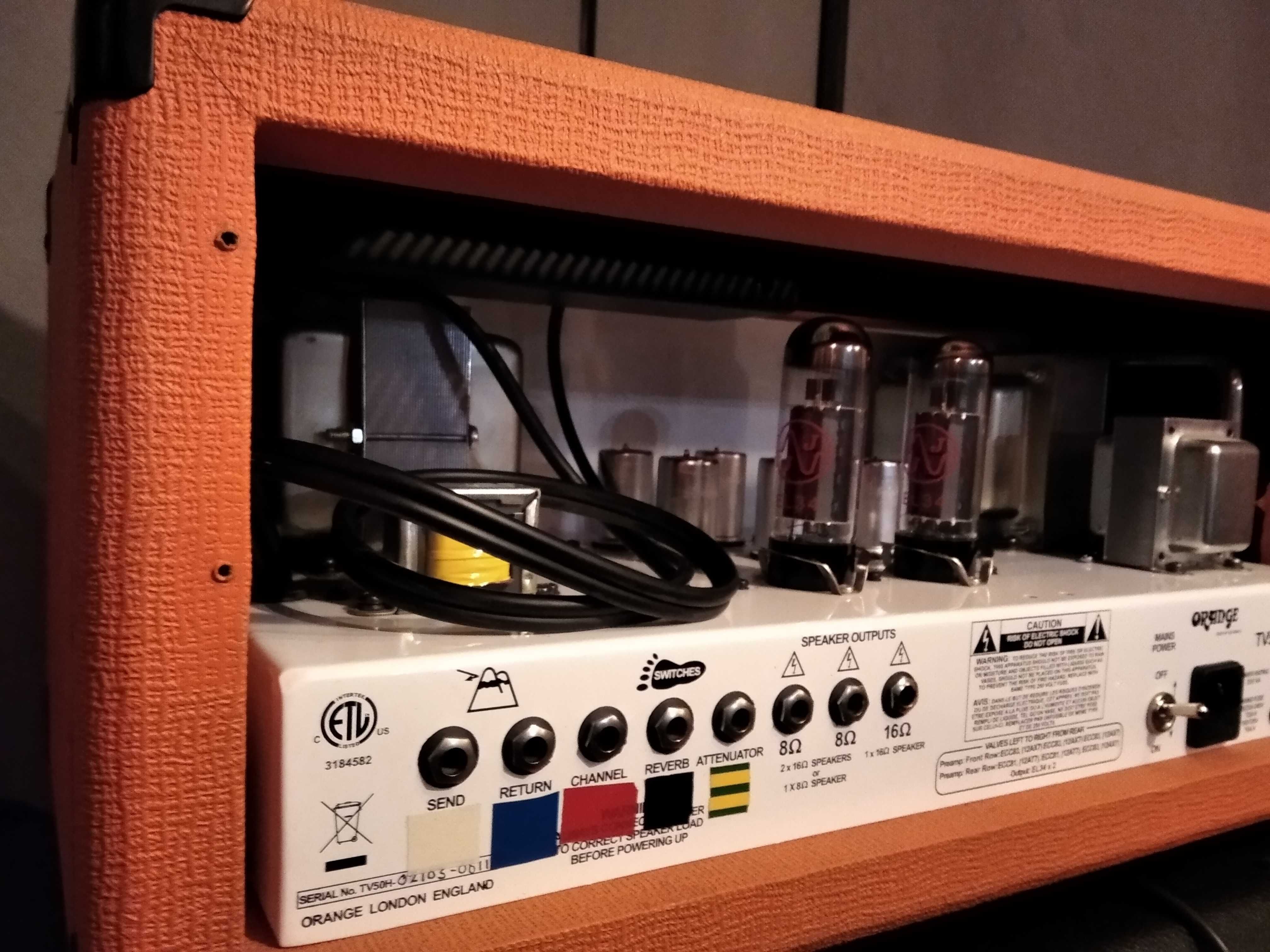 Orange Thunderverb 50W head