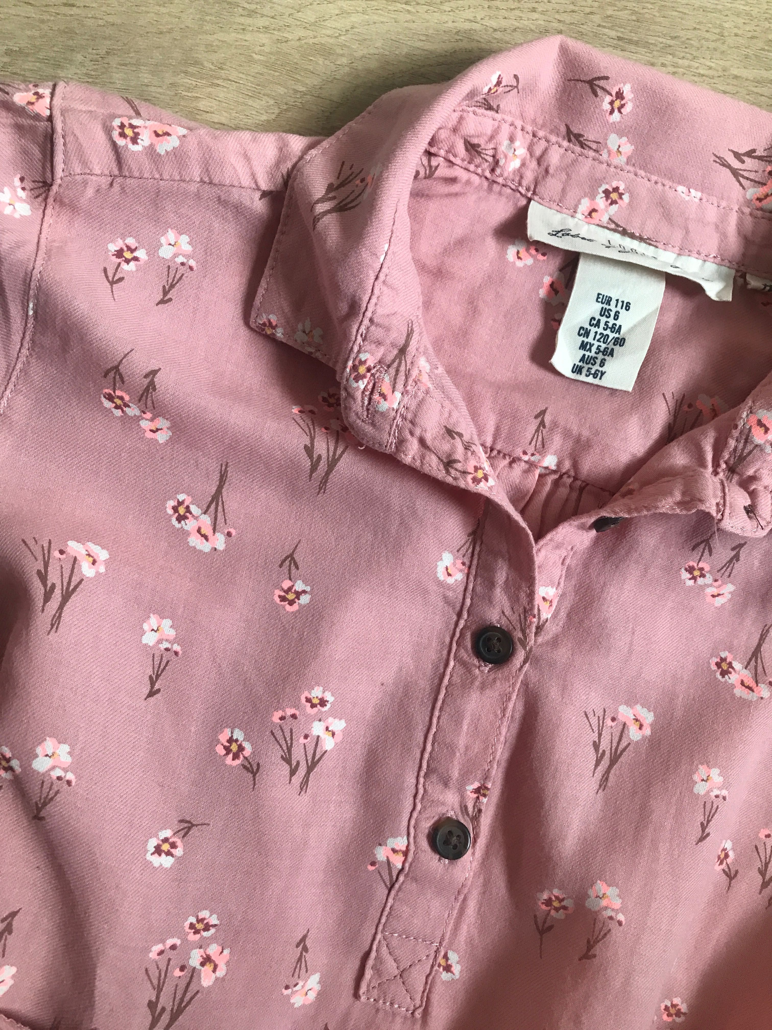 Sukienka w kwiaty H&M 116