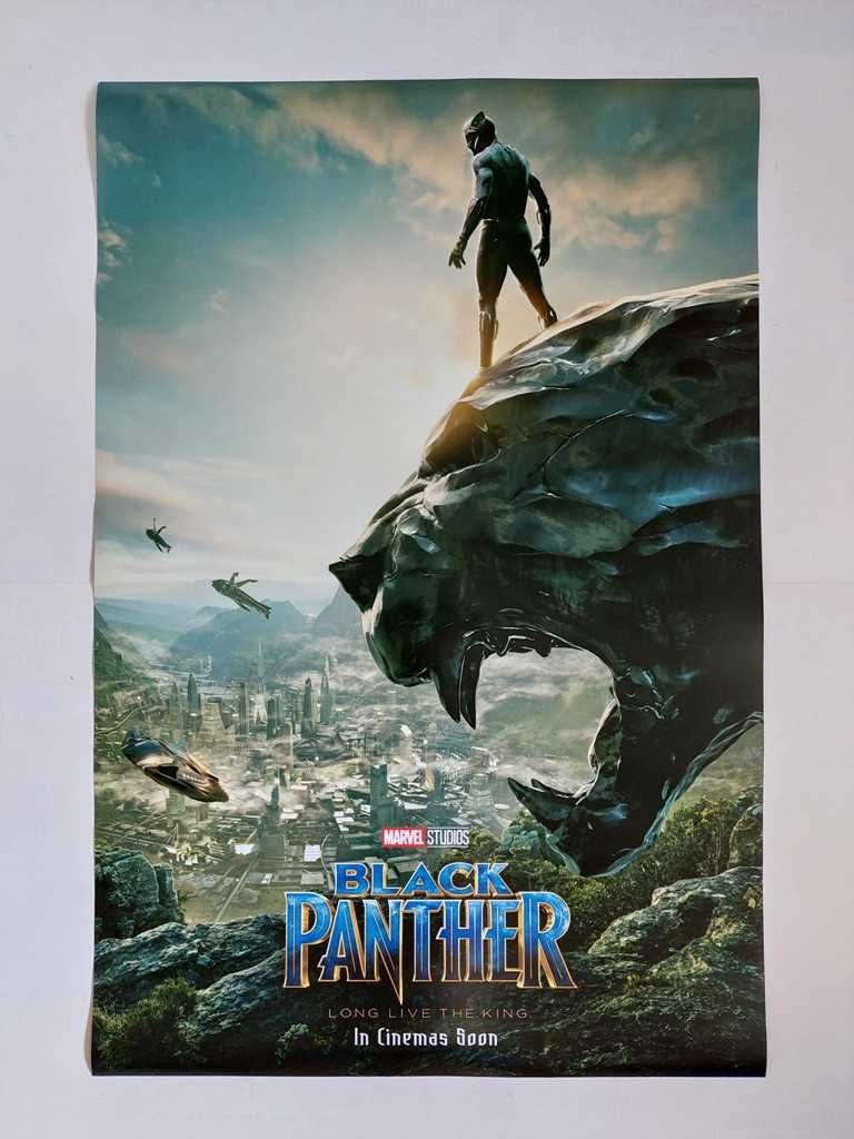 Plakat filmowy oryginalny - Czarna Pantera