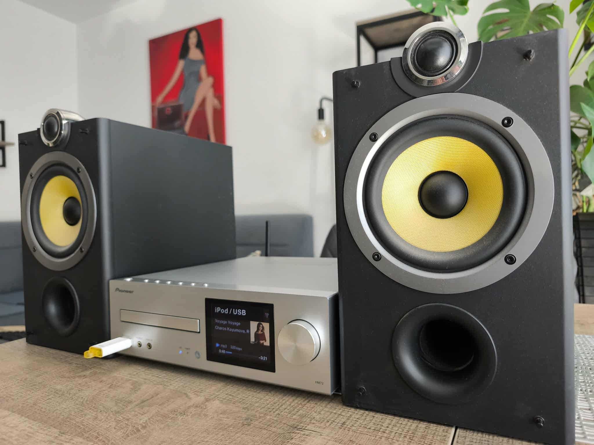 Pioneer X-HM72 + Philips MCi8080 (bardzo dobra jakość dźwięku)
