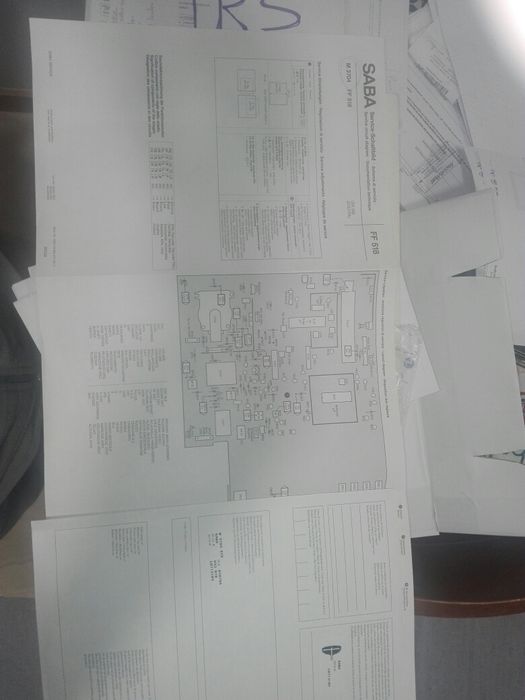 Manual com esquema (diagrama) eletrico de TV