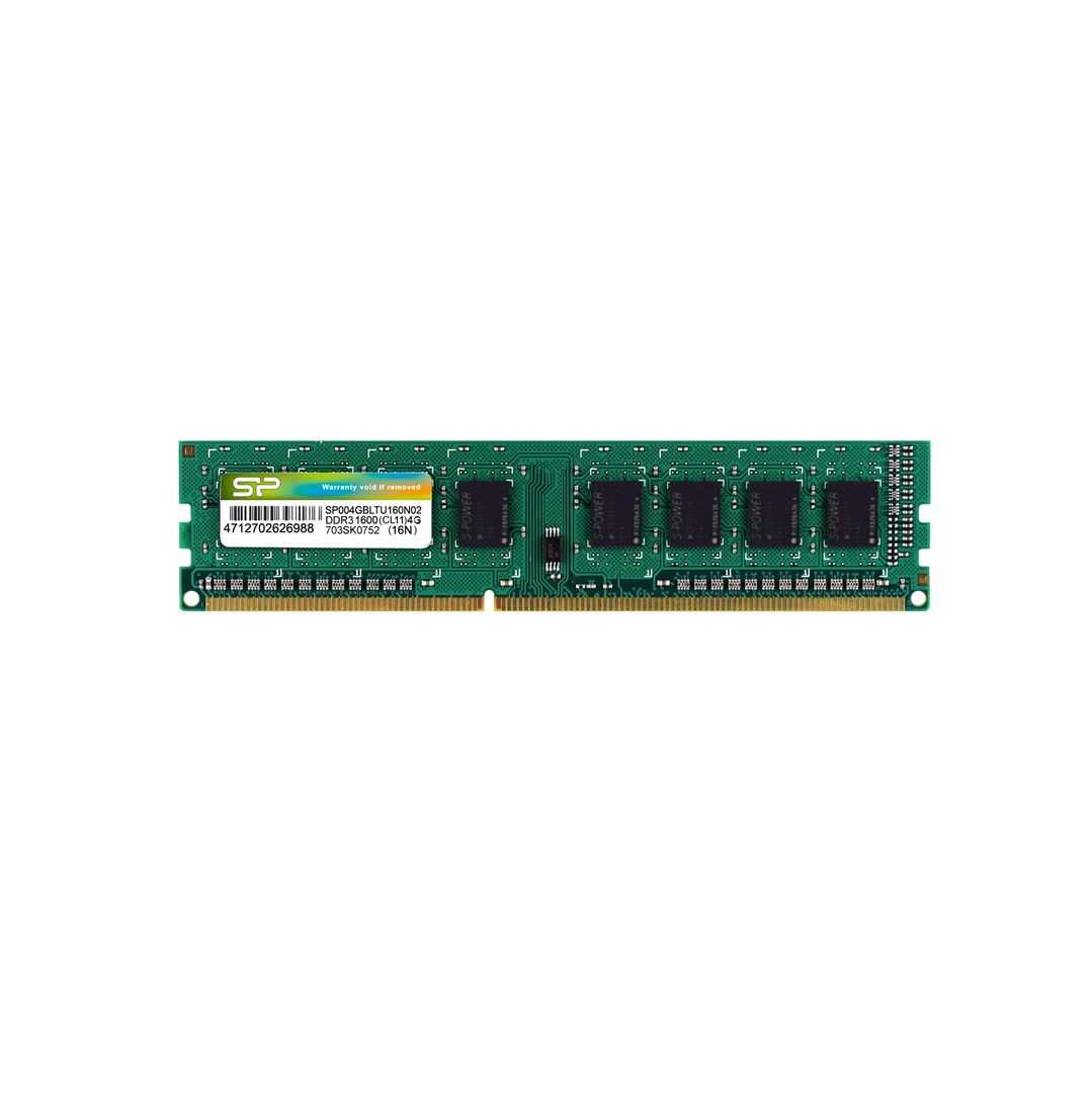 Pamięć RAM DDR3 DIMM Silicon Power 4GB 1600MHz CL11 1,5V