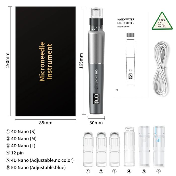 Дермапен + 40 змінних картриджів
