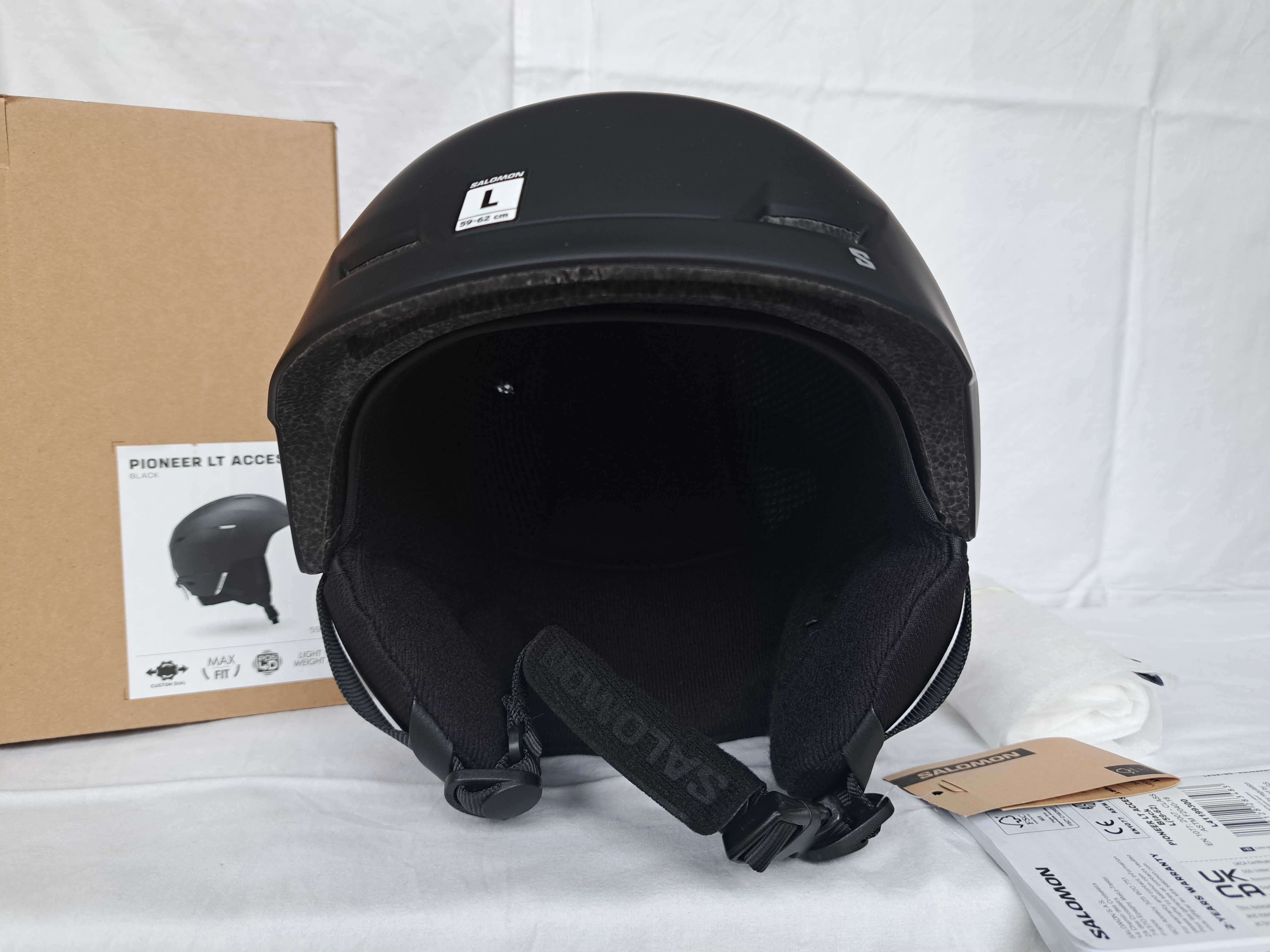 Kask narciarski Salomon Pioneer LT Access Black L 59-62cm