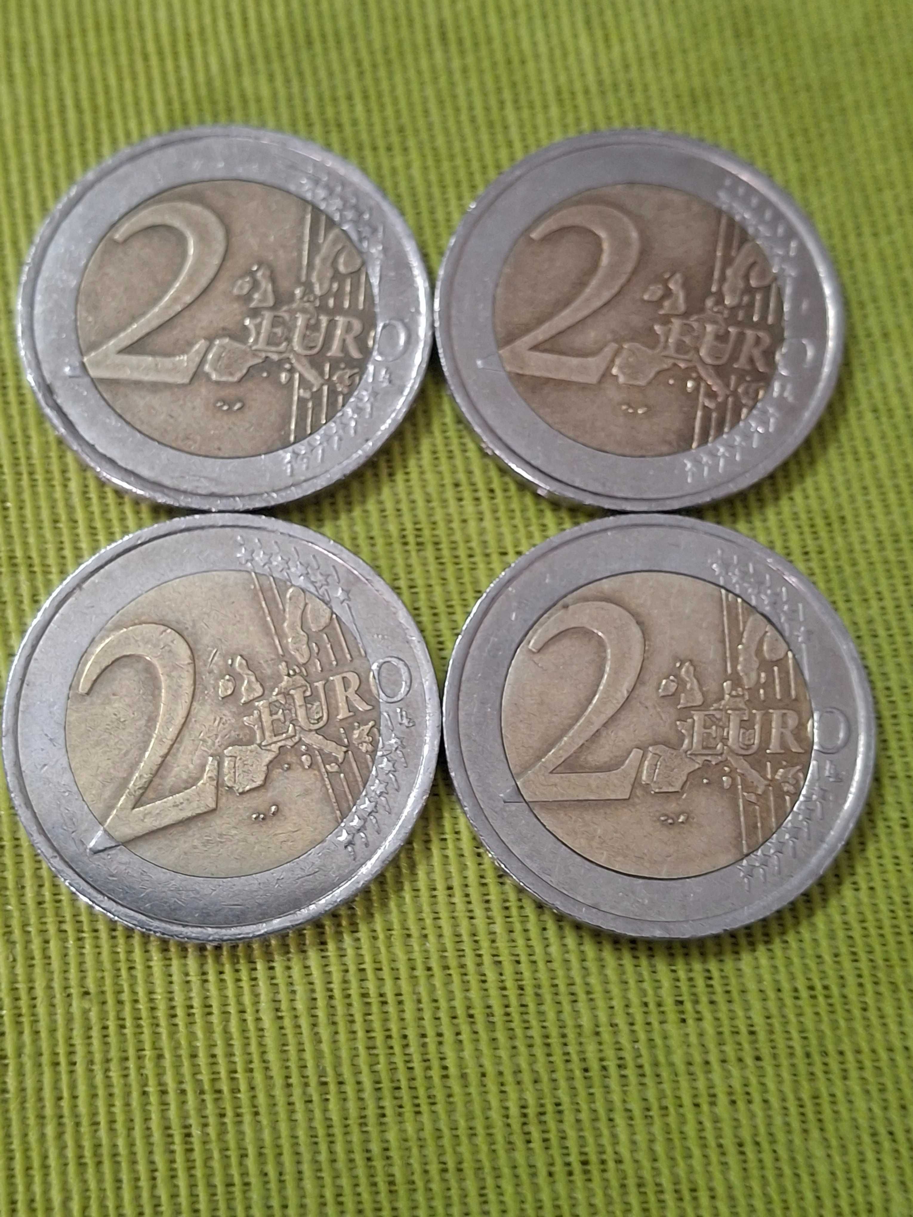 Moedas de 2 euros 2001 defeito