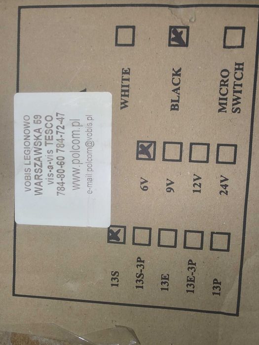 Szuflada kasowa 6V - na gotówkę