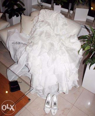 Piękna suknia ślubna z salonu MADONNA+ SVAROWSKI