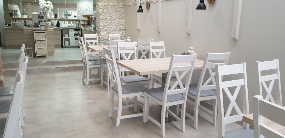 Krzesło krzyżak prowansalskie skandynawskie do restauracji producent